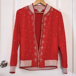 Super cute embroidered jacket from Anthropologie